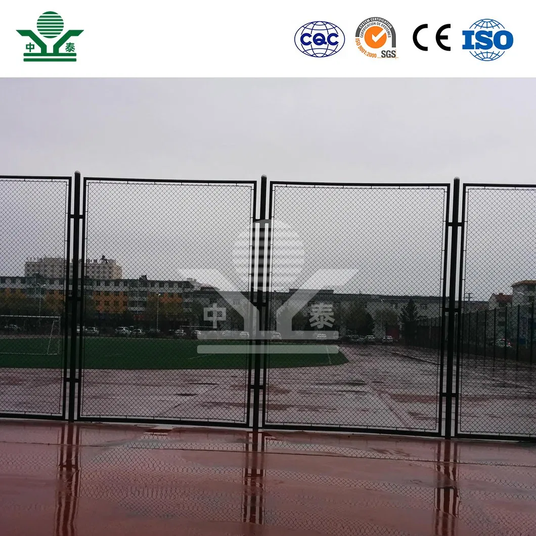 Zhongtai Chain Link Fence Temporary Fence China Manufacturers Galvanised Diamond Mesh Fencing 50mm X 50mm Aluminum Stadium Chain Link Fence