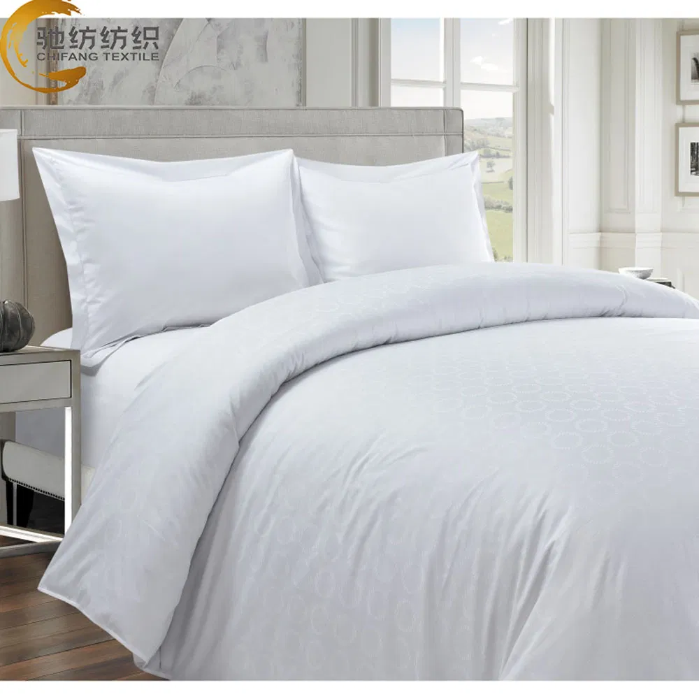 Hot Sale Eco-Friendly 300tc 50%Cotton 50% Polyester Bed Covers Soft Microfiber Luxury Hotel Sheets Bedroom Queen Duvet Cover Set