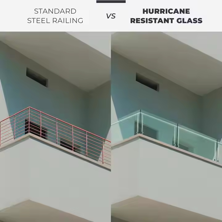 0.76mm Polyvinyl Butyral Interlayer - Clear Acoustic, Sound & Shatter Resistant Laminated Tempered Glass for Home and Office