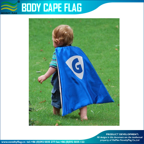 Customized Polyester Children Outdoor Climbing Poncho Flag (J-NF07F02030)