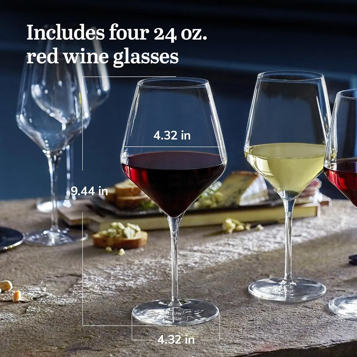 Factory Custom 24 Oz Red Wine Glasses Wine Glasses Stemmed Wine Glasses for Apothic Cabernet Sauvignon Erath Pinot Noir