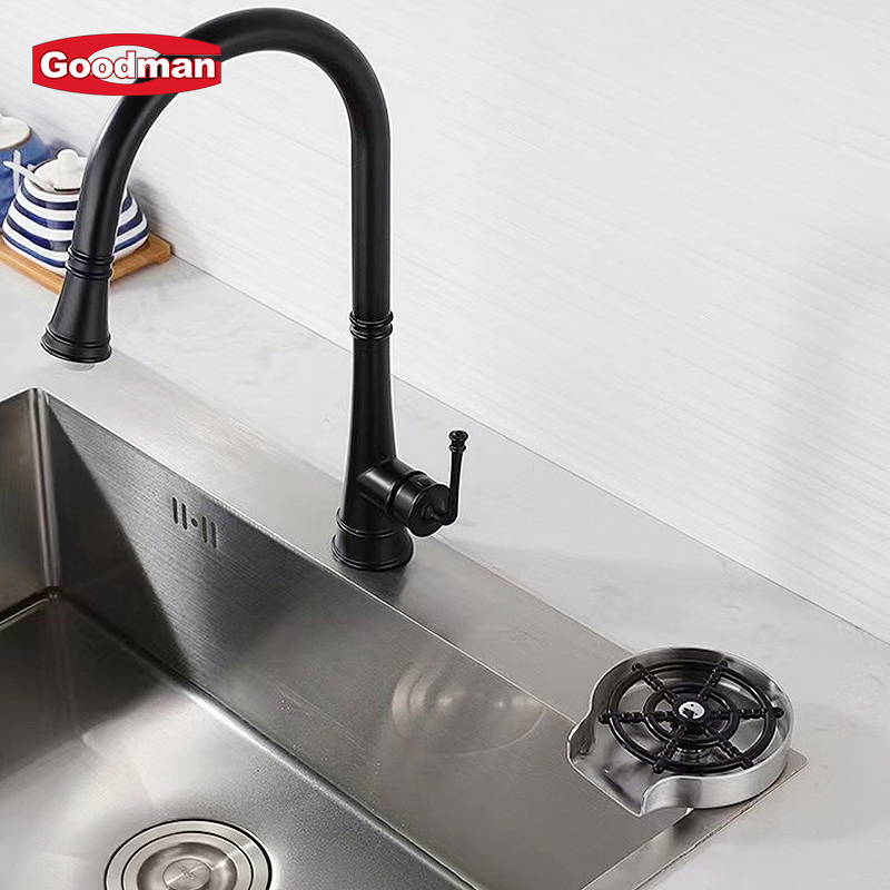 Bar Tools Automatic Glass Rinser Cup Cleaner for Sink Stainless Steel Cup Washer