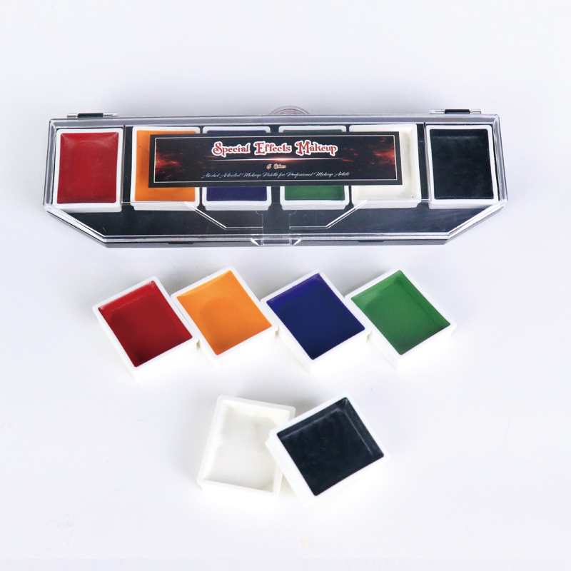 Alcohol Activated Fx Makeup Face Paint Palette Skin and Base Colors