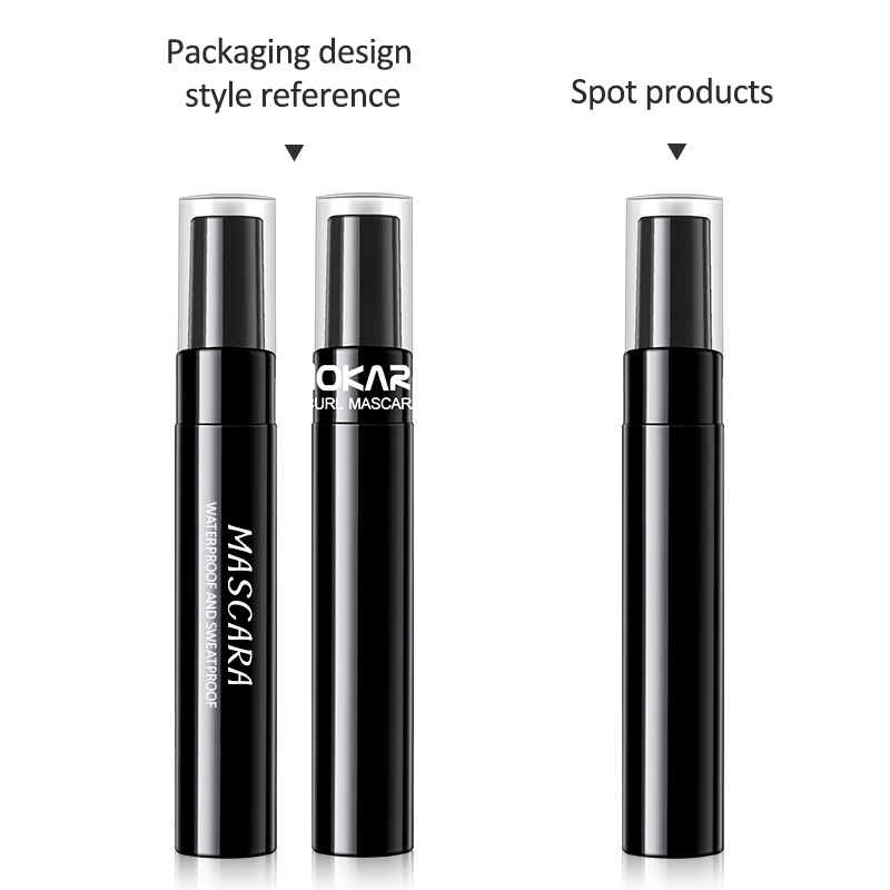 Custom Makeup Luxurious Volume and Length Waterproof Black Mascara