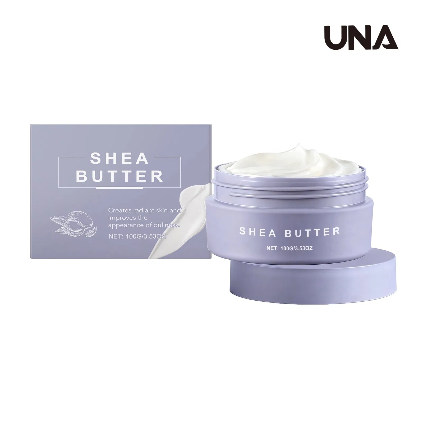 Shea Butter Moisturizing Cream - Gentle Nourishment and Hydration for Facial Skin, Soft, Refreshing Daily Skin Care Cream