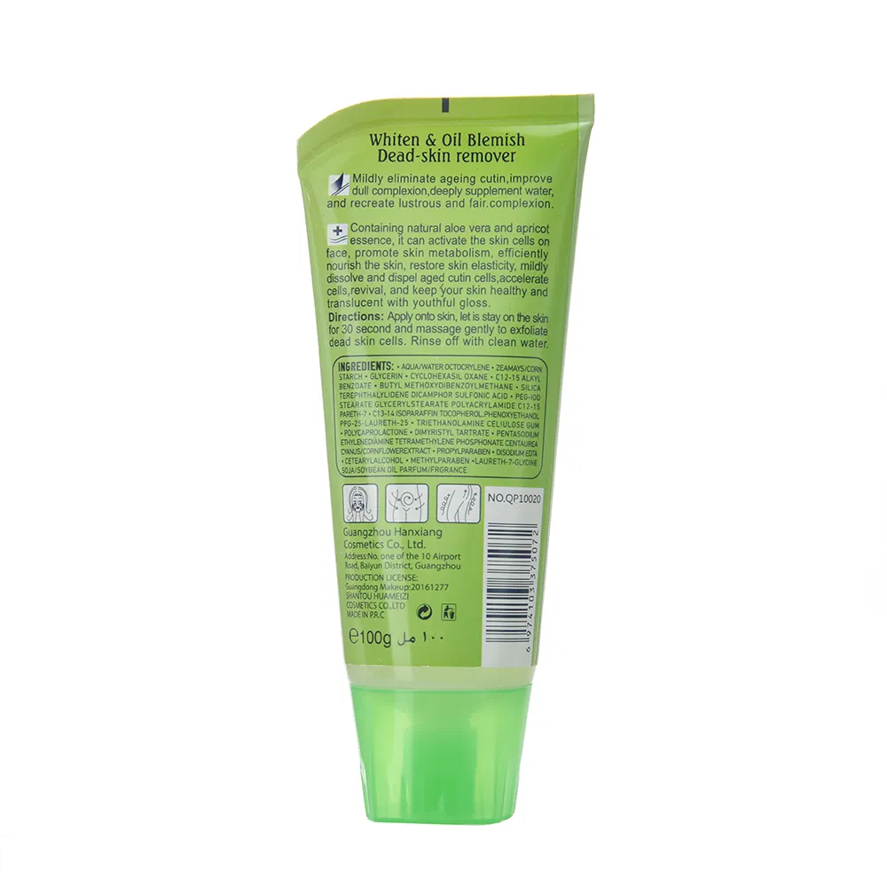 Factory Direct Sales Daqan Aloe Vera Blemish Dead-Skin Remover Facial Exfoliating Scrub