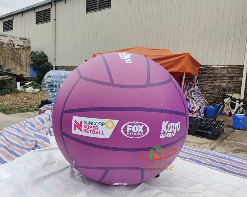 Custom Giant Inflatable Volleyball Model Advertising Inflatables Soccer Model Large Inflatable Basketball Balloon for Sale