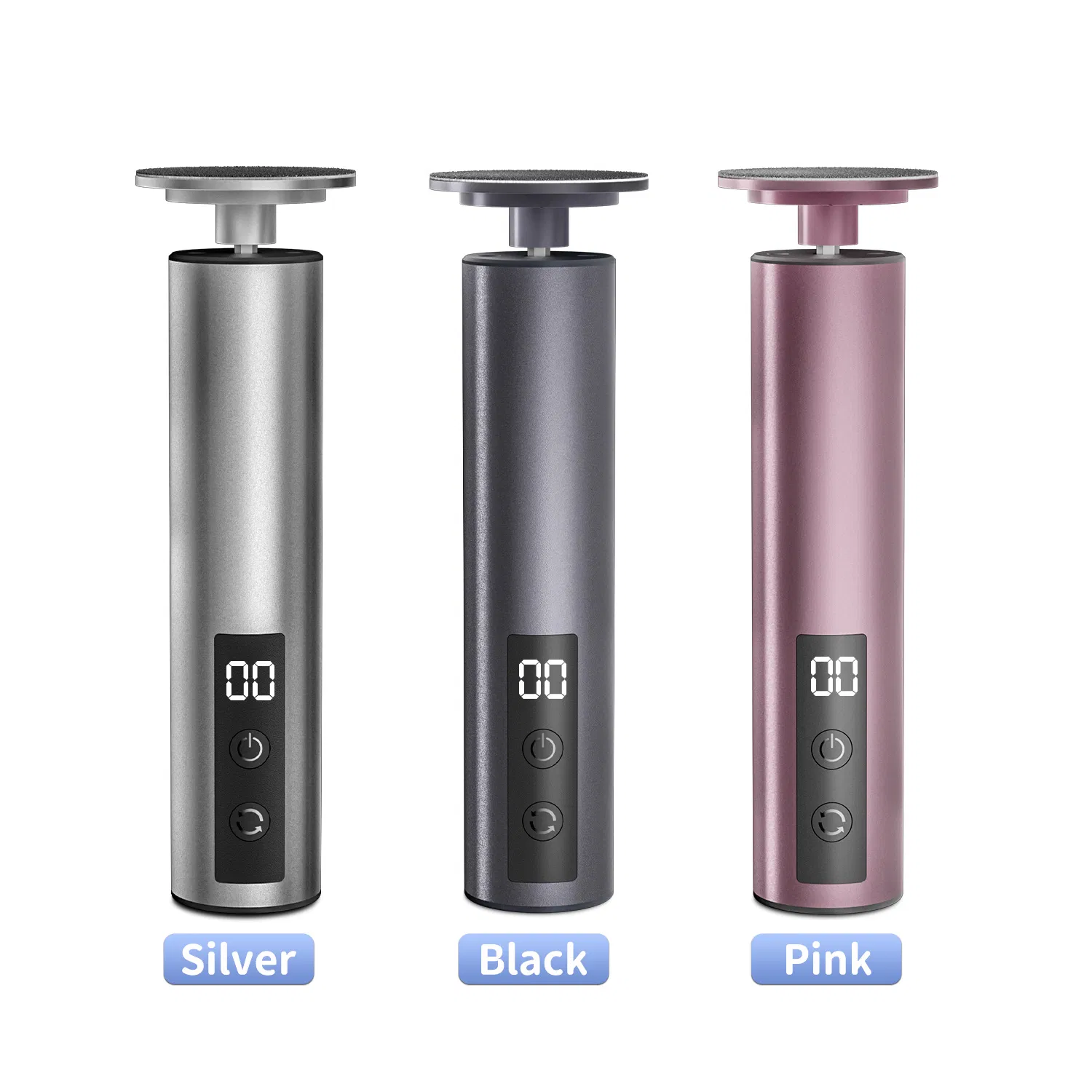 2-in-1 Electric Nail File & Polisher Electric Callus Remover Portable Device for Beginners & Experts