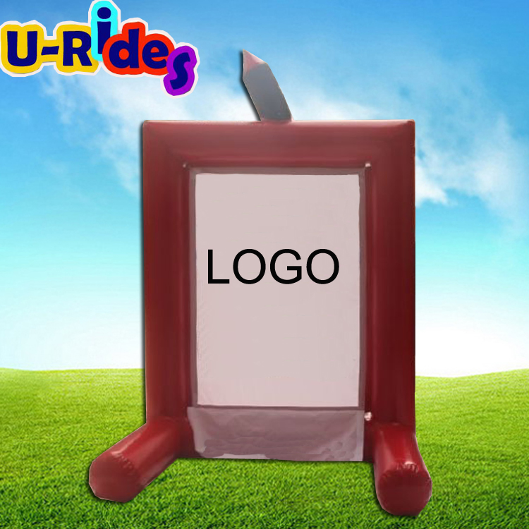 Custom Red Inflatable Billboard Shelf Simple Design for Display at Trade Shows Events