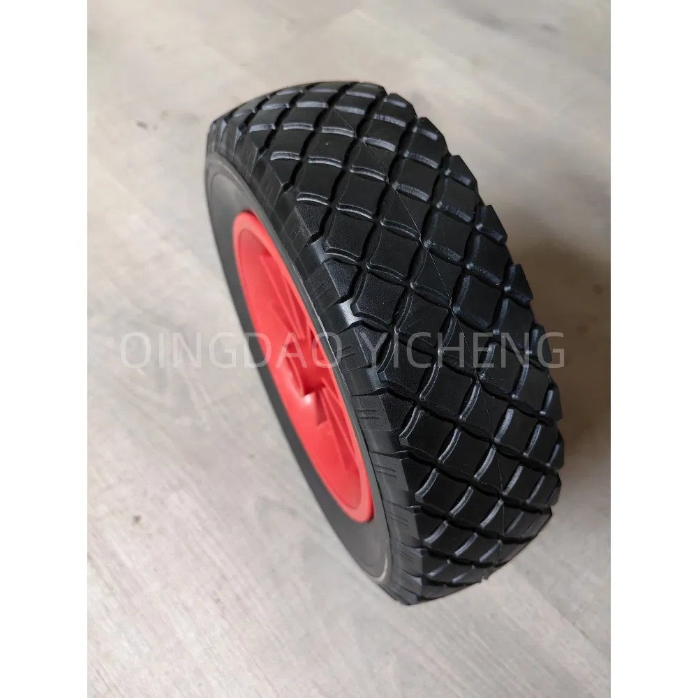 Explosion-Proof 10X3 Polyurethane Solid Wheel Wheelbarrow Tubeless Foam Tire