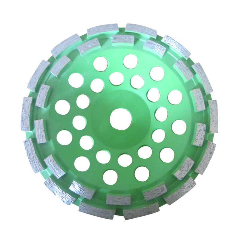 Двухрядный алмазный шлифовальный круг чашечный