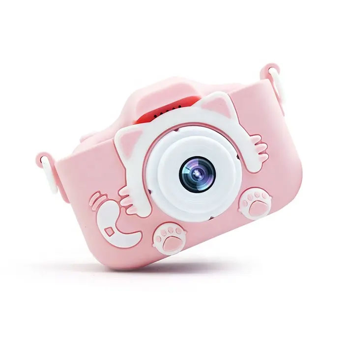 Mini Cute Pink Blue Black Inteligente Electronic Electric Kids Selfie Cartoon Toy Camera for Child Children