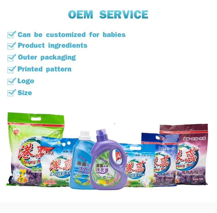 Hot Sale Bulk Washing Powder / Washing Laundry Detergent Powder