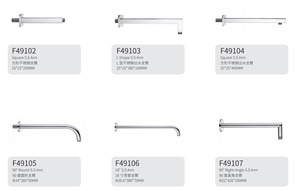 Bathroom Fitting Economic Arm Shower Bracket, with High Quality
