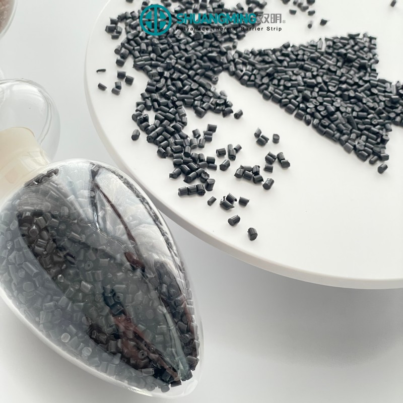 PA66 Black Color Master Polyamide PA66GF25 Nylon Recycled Material Plastic Granule