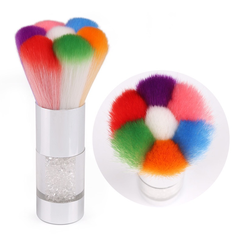 Flower Nail Dust Cleaning Brush Nail Art Dust Brush