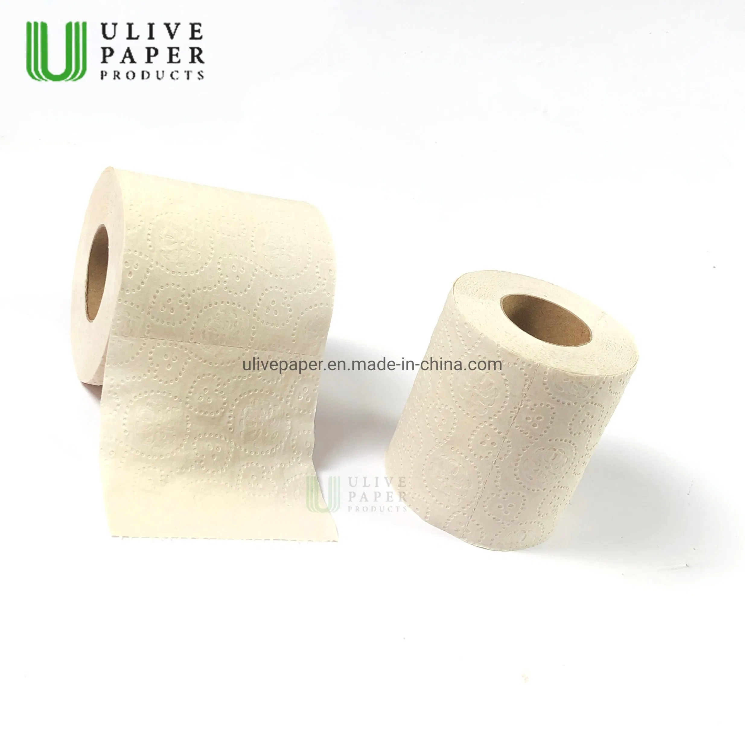 Ulive Wholesale Price Sells Bamboo Wood Pulp Toilet Paper Tissue Roll Paper