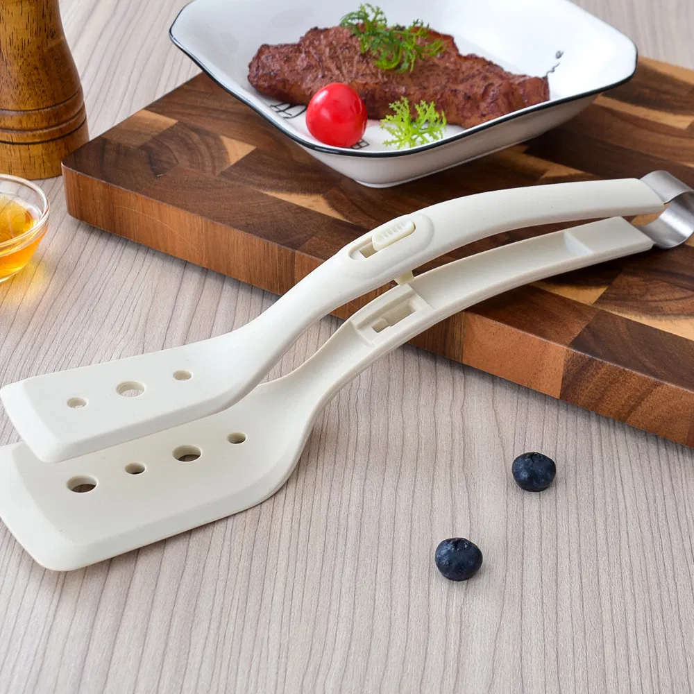 Heat-Resistant Silicone Spatula with Outdoor Barbecue Food Clips