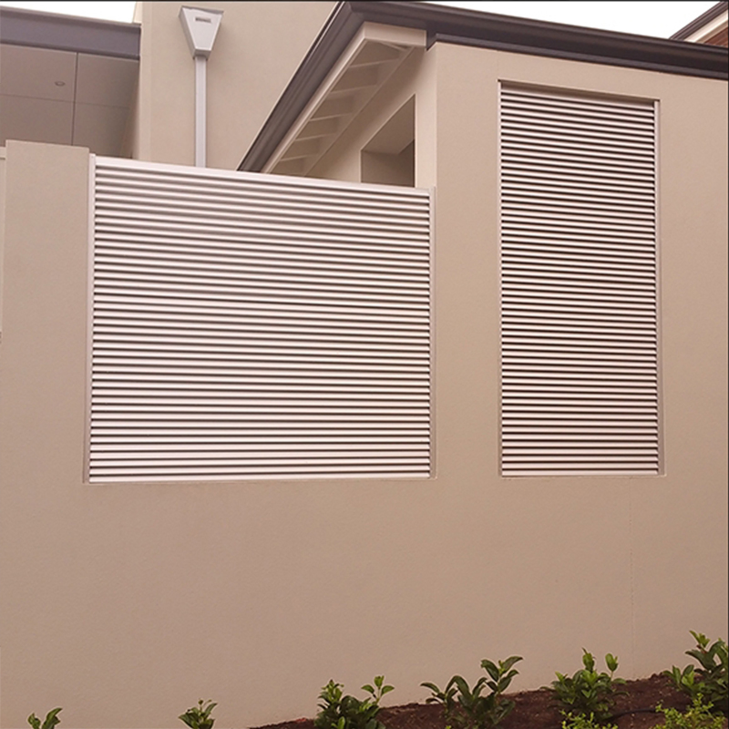 Australia Adjustable Ventilation Grilles Motorized Blades Outdoor Shutter Sun Aluminum Louver