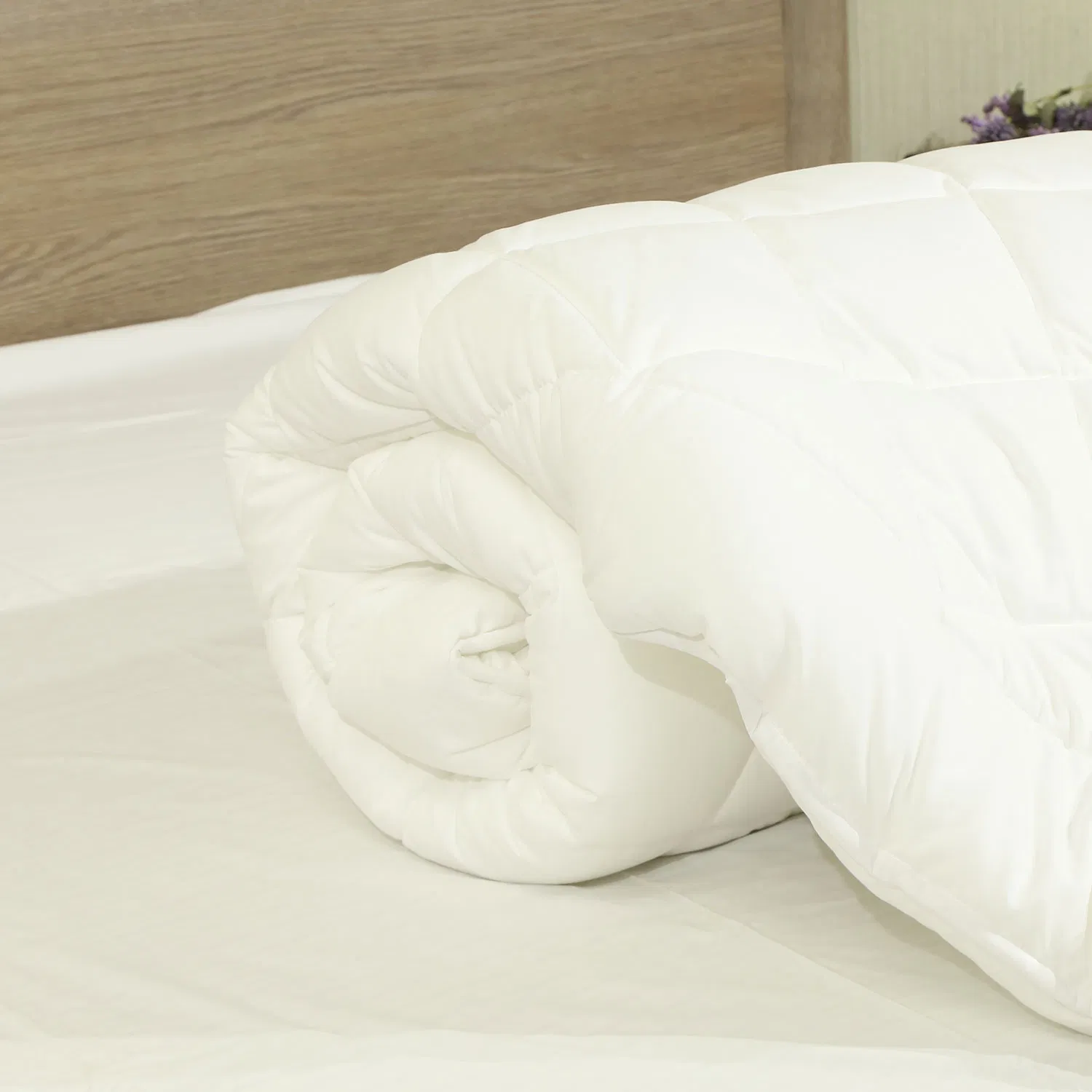 Hypoallergenic Home Textile Full Queen Size Pongee Fiber Quilt Duvet for All Season