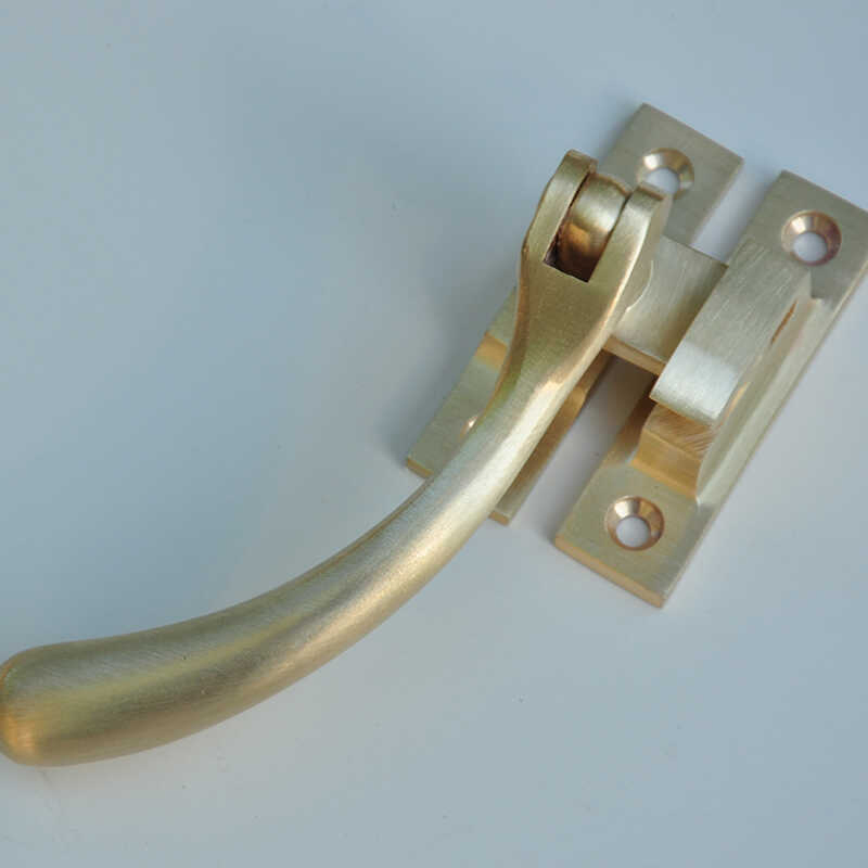 Vintage Old Antique Brass Decorative Casement Fasteners Window Locking Reversible Inner Opening Window Handle