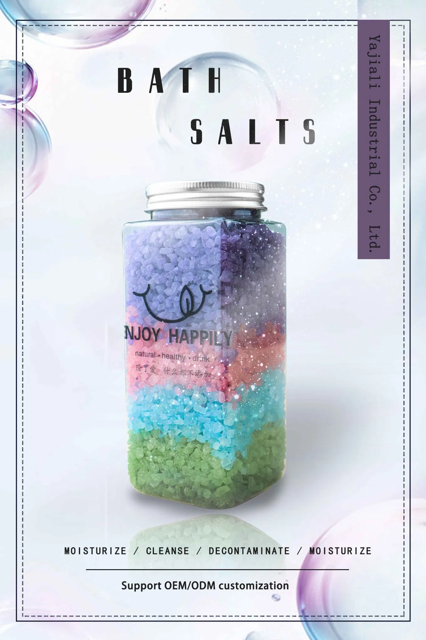 Premium Wholesale Essential Oil Bath Sea Salt From China Factory