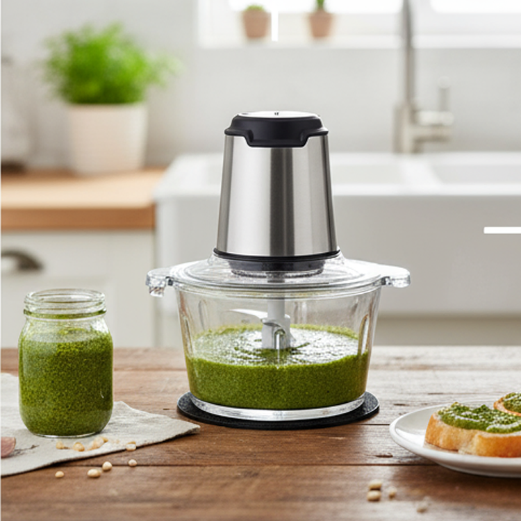 Food Chopper Meat Grinder for Fruits Vegetables with 3oow Chopper Blender