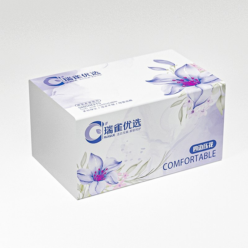 Soft and Absorbent Virgin Pulp Facial Tissue for All Skin Types