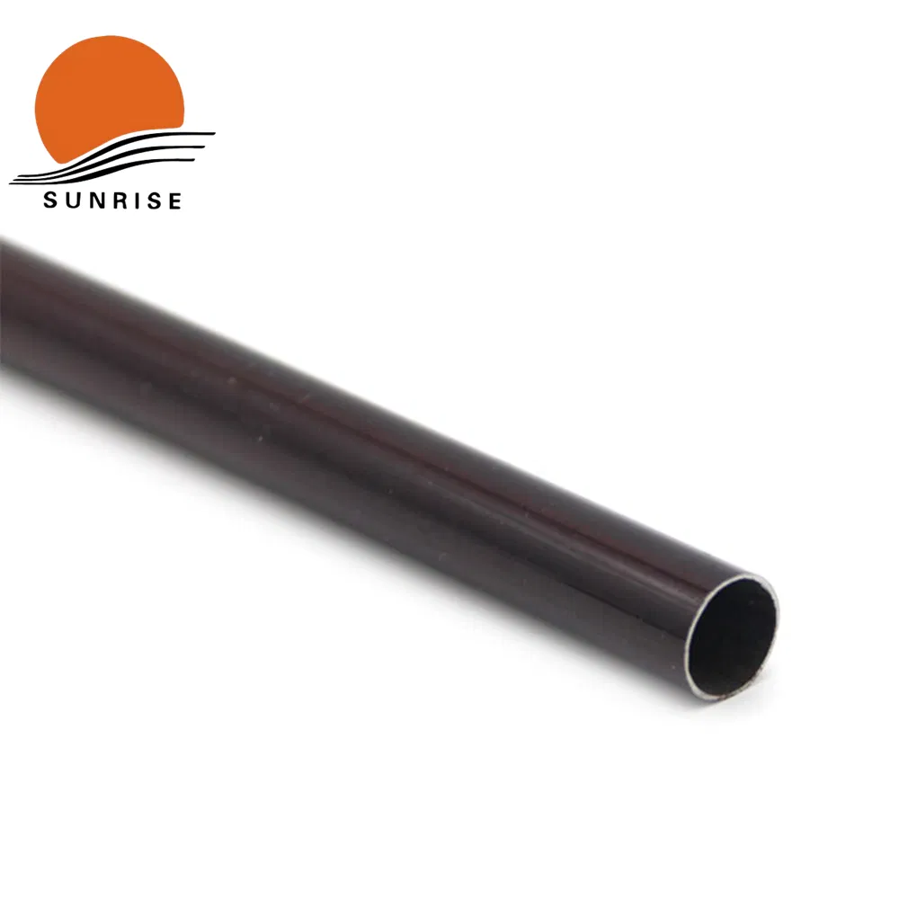 Window Metal Iron Curtain Rod Pole Pipe Color Customization Tube for Curtain