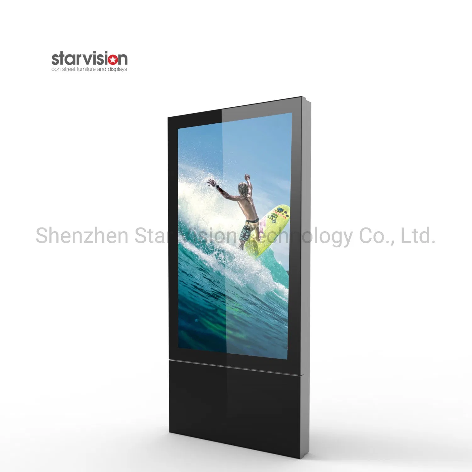 55 Inch Indoor Floor Stand LCD Advertising Player Digital Signage and Display Ad Displays Touch Screen Kiosk