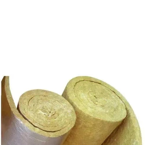 Thermal Insulation Rock Wool Blanket with Wire Mesh Rock Wool Insulation Roll
