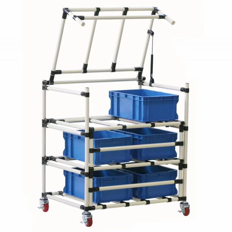 Factory Plastic Placon Pipe Joint Rack System for Flow Rack System