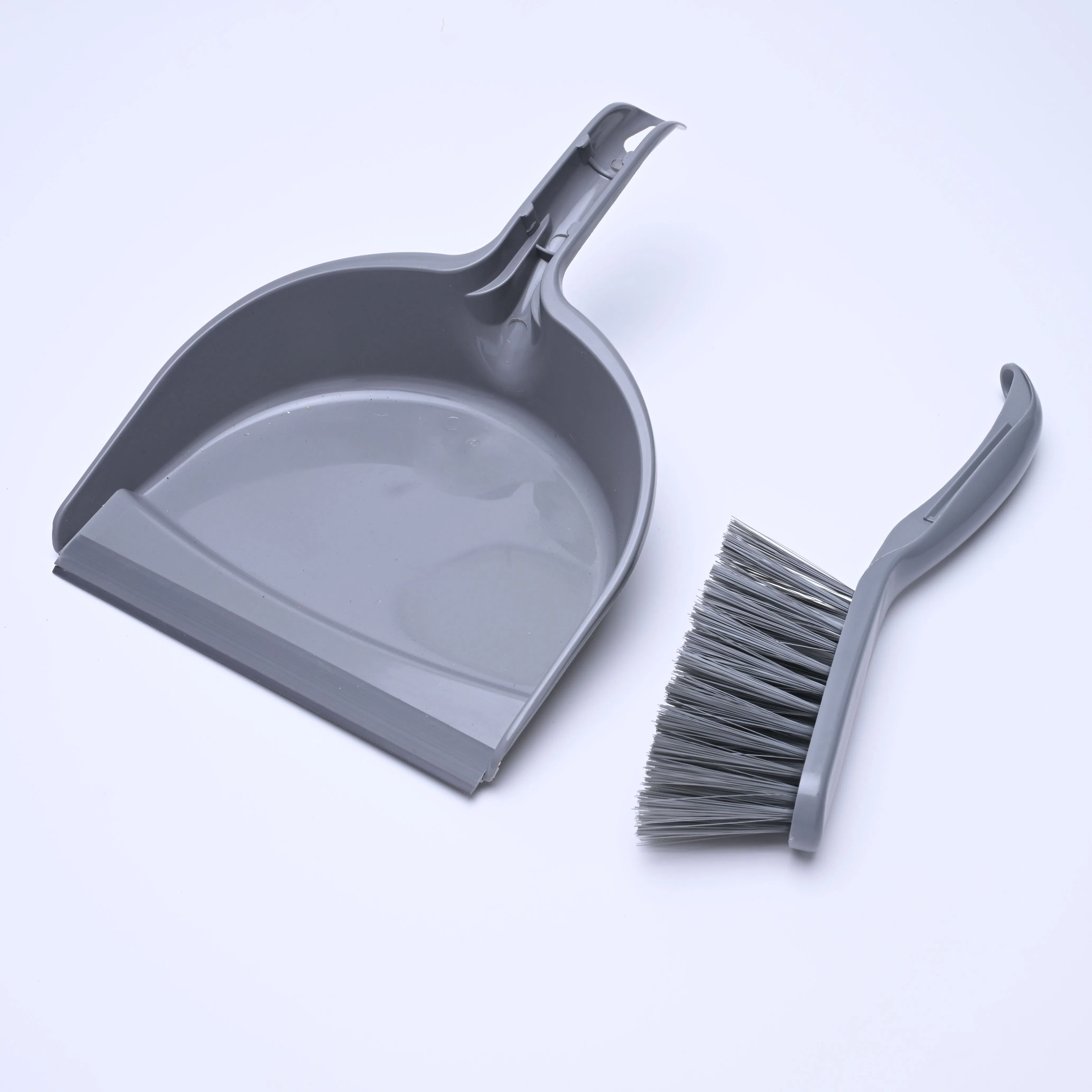 Small Broom with Dustpan Dust Pan and Brush Dish Cleaning Brush Scraper Squeegee Set