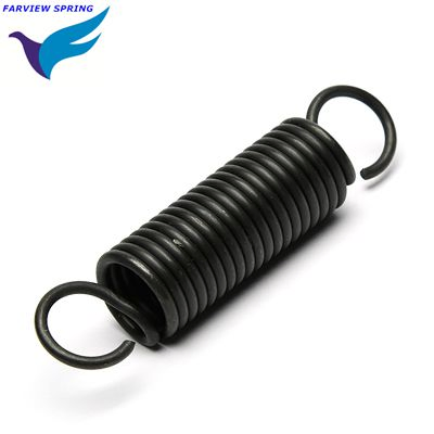 Farview Processing and Production of Double Hook Extension Springs Powerful Mechanical Extension Springs, Stainless Steel Springs