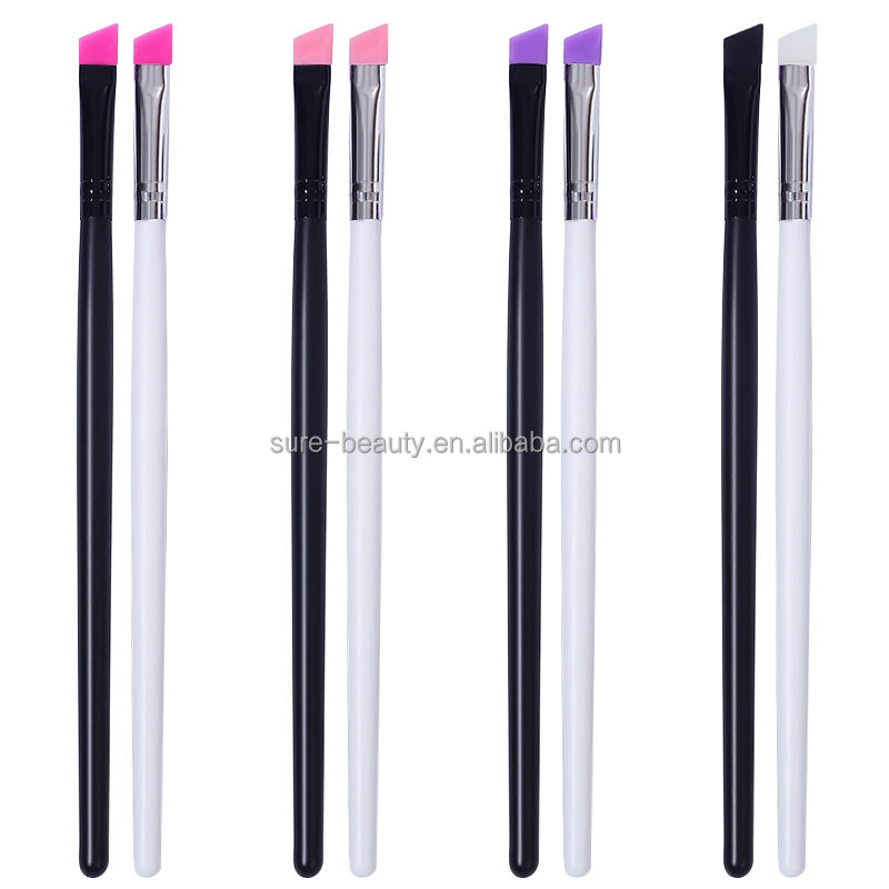 Brow Lash Lift Silicone Brush Flexible Eyebrow Tint Perm Styling Brush for Brow Styling Lash Lifting