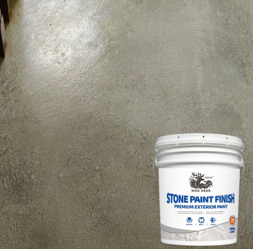 Exterior Wall Paint High-Quality Stone Paint Finish Decorative Stone Paint