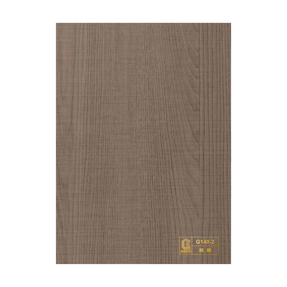 Anti-Aging Environmentally Friendly PVC Wood Veneer Decorative Film for Headboard Wall