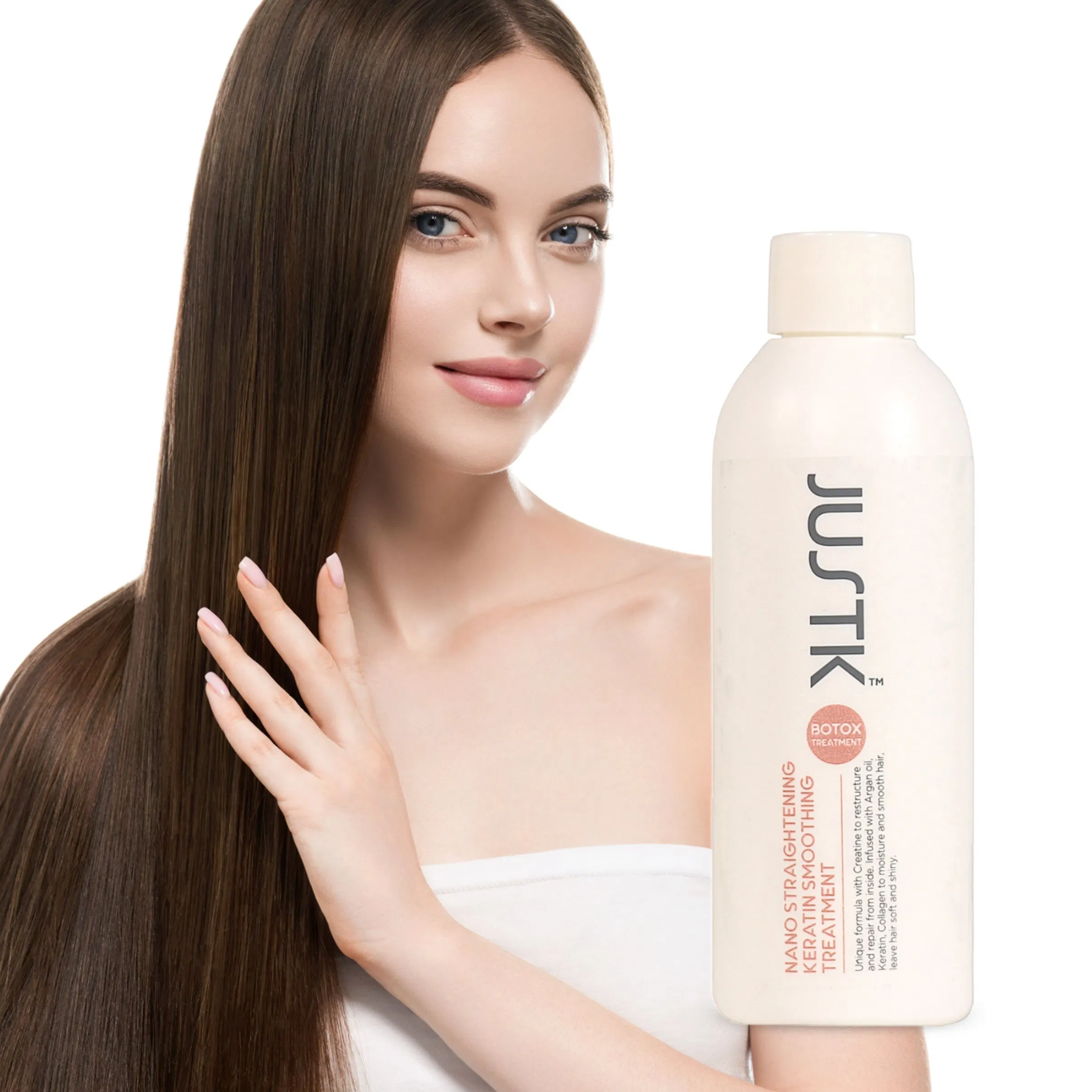 Justk Argan Oil Smoothing Nano Straightening Keratin Collagen Smoothing Hair Treatment Cream