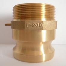 Brass Camlock Coupling Male Adapter X Male Thread Type F