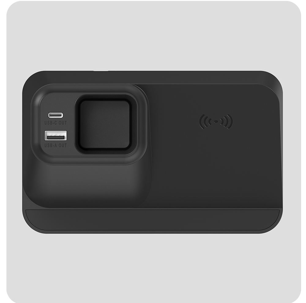 Company Gifts Wireless Charger Pen Holder with Lighting Logo Office Desktop Promotion Pen Container Charger