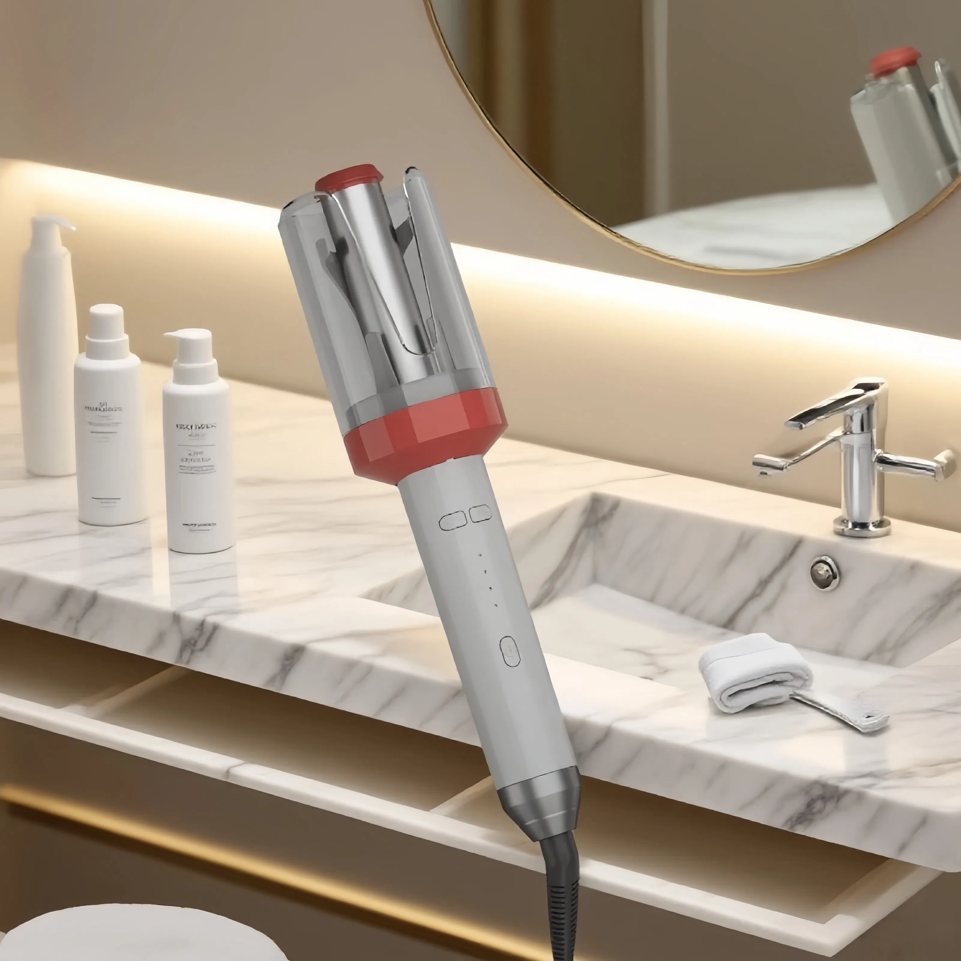 Household Automatic Curling Iron, Intelligent Constant Temperature Curling Device, Professional Salon Styling Tool.