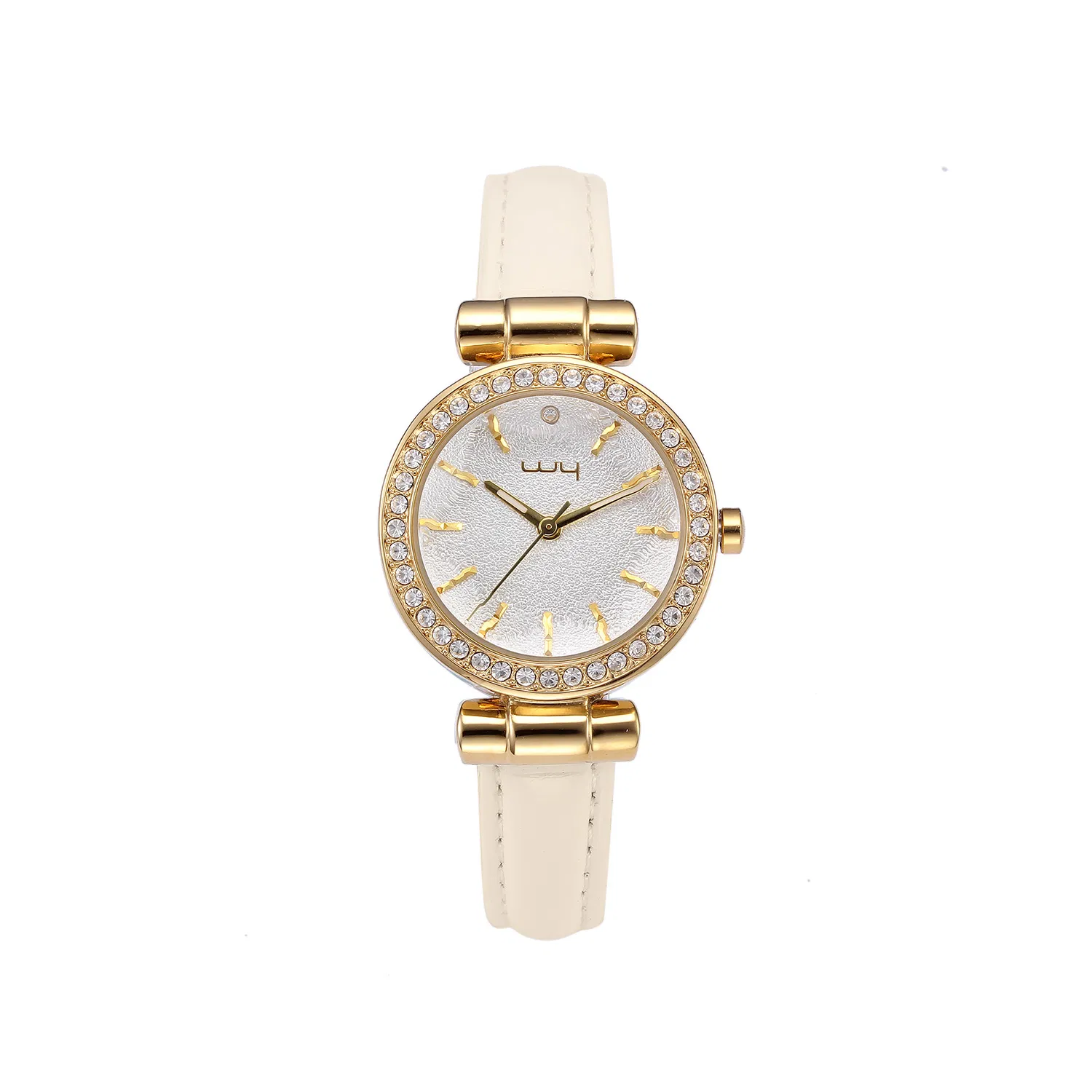 Factory Leather Strap Gift Swiss Quartz Wrist Luxury Watch (WY-008)