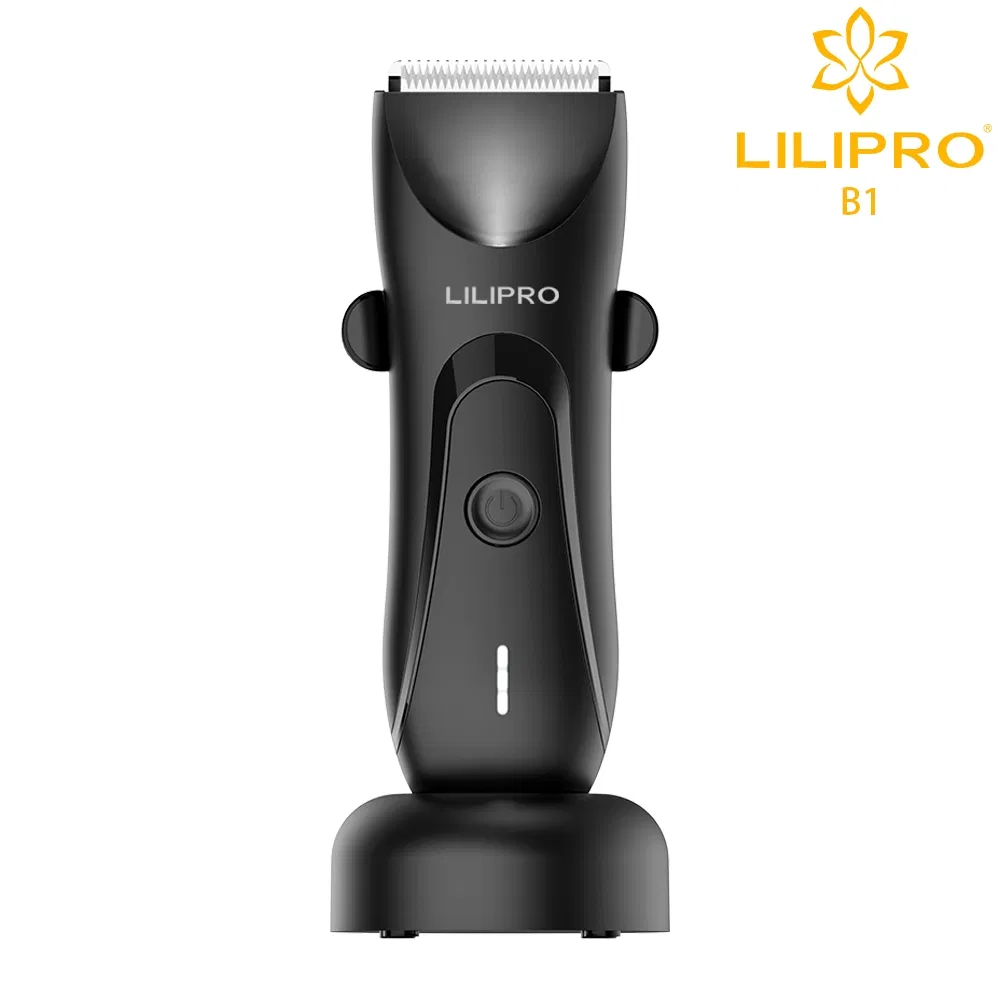 Lilipro B1 Moisture-Proof Ball Trimmer Having Light & Ceramic-Coated Blade Body Stylist for Pubic/Body/Groin Care Electric Shaving Devices
