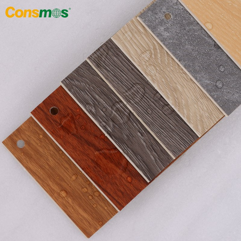 Anti-Scratch Waterproof Stone Plastic Slatted Floor Interlocking PVC Vinyl Plank Spc Click Flooring