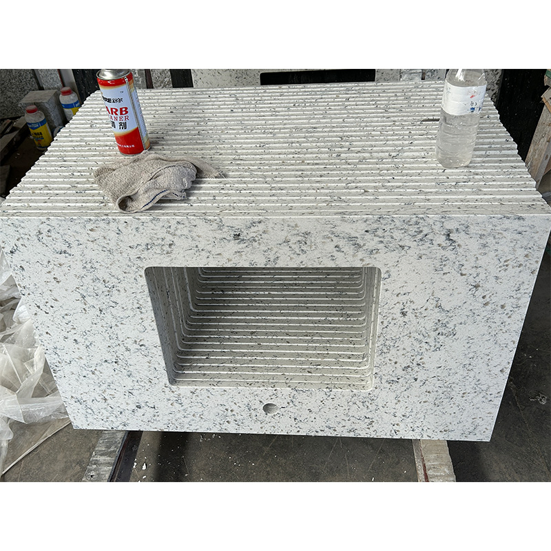 Manmade Stone Artificial Marble Engineered Stone White Quartz Countertop for Hotel/Villa Decorations Price