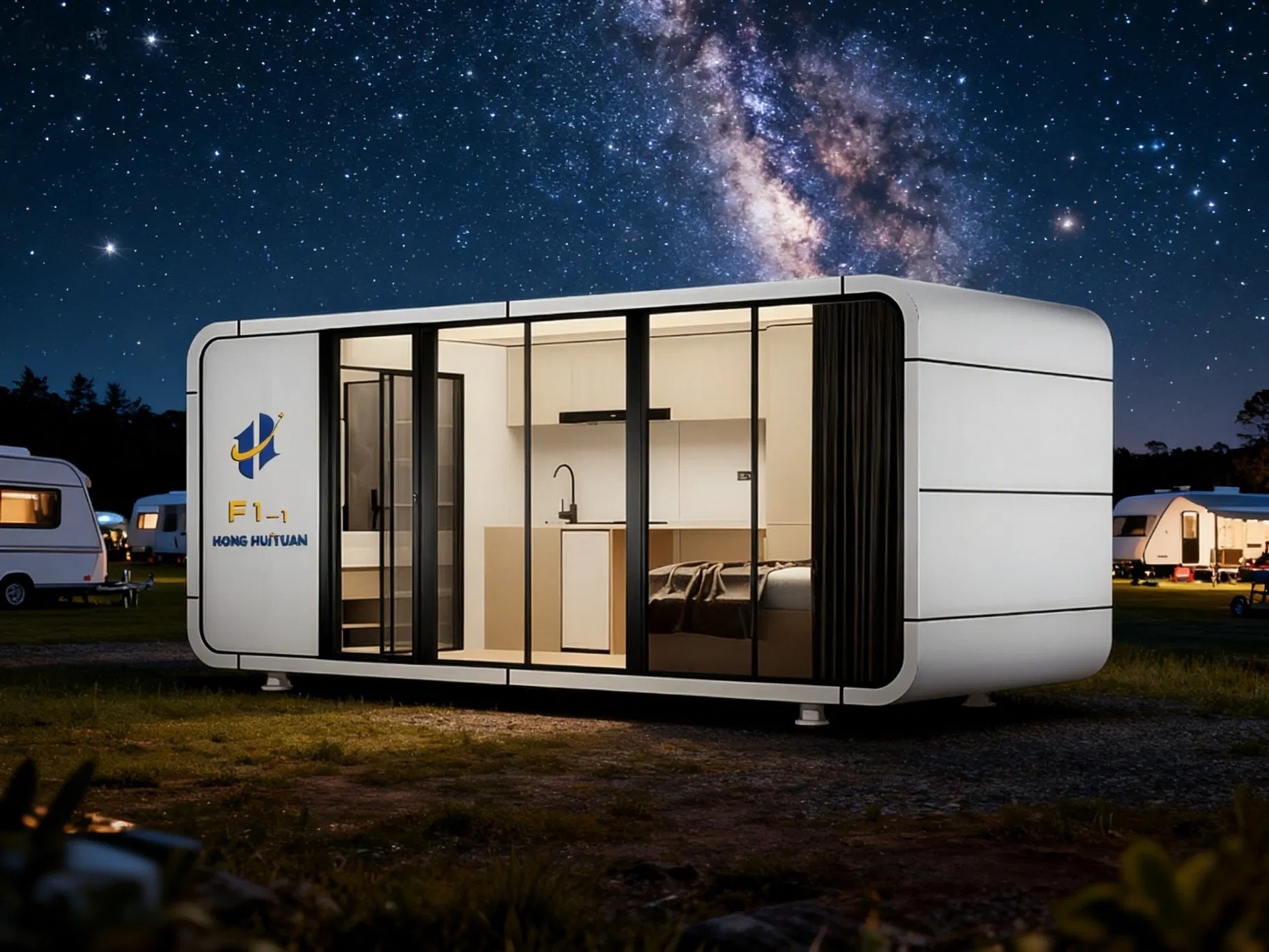 Capsule House for Urban Micro Living Patented Modular System Model U200