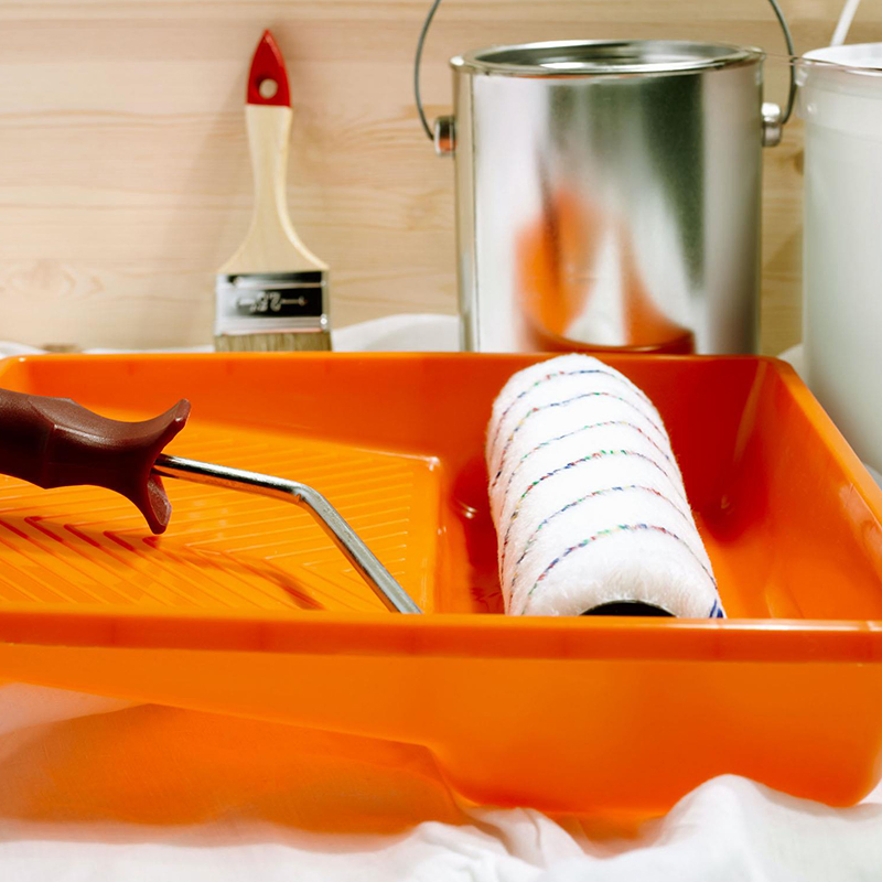 Валик для покраски стен MSN с ручкой и насадками