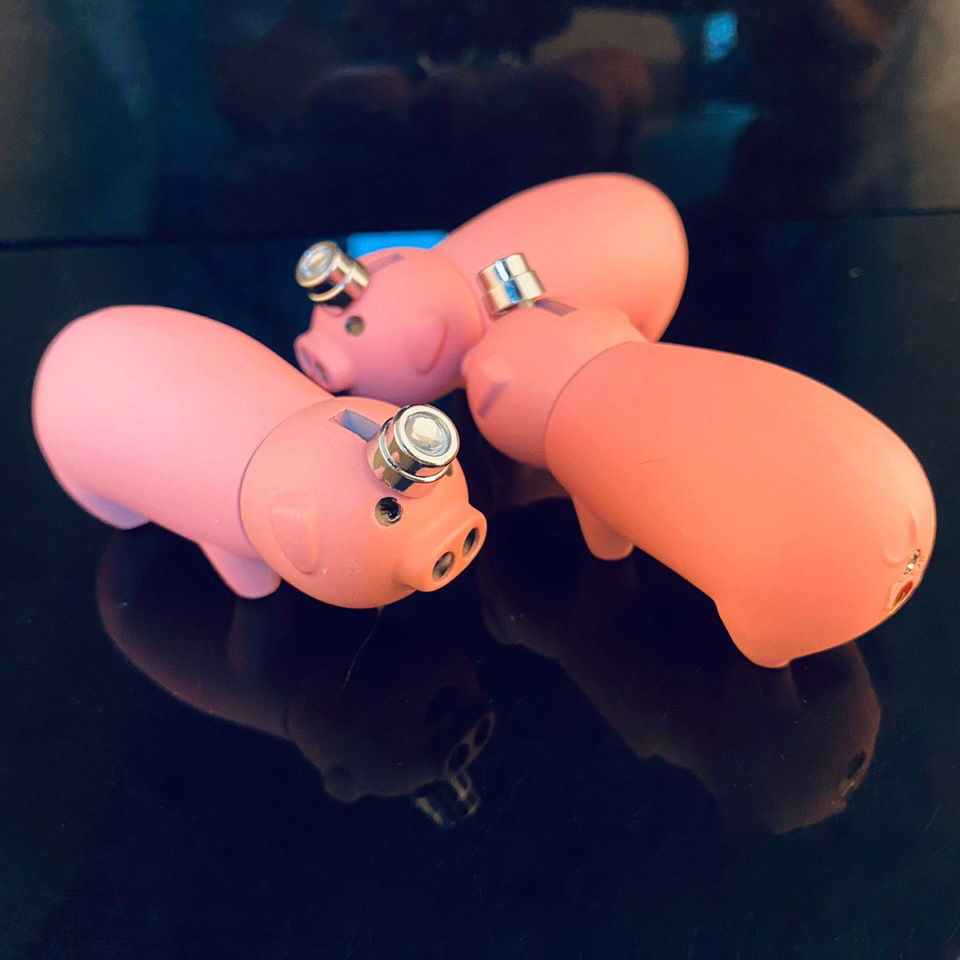 Creative Piggy Double-Fire Lighter Pig Nose Fire-Breathing Cute Personalized Custom Inflatable Lighter