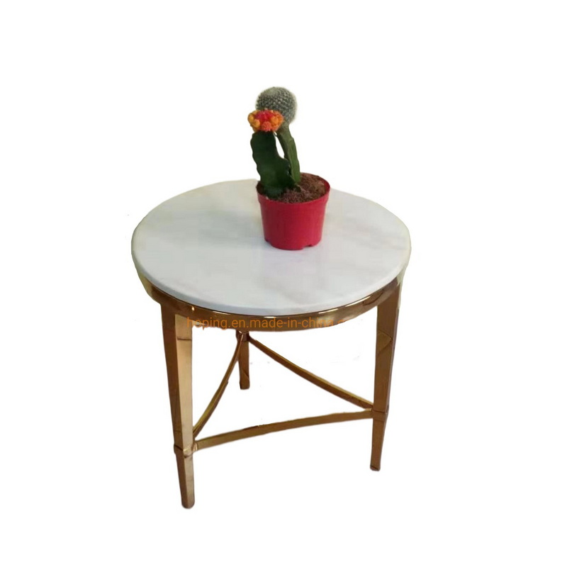 Wholesale Luxury Cheap Gold Throne Sofa Chair Side Table Simple Table