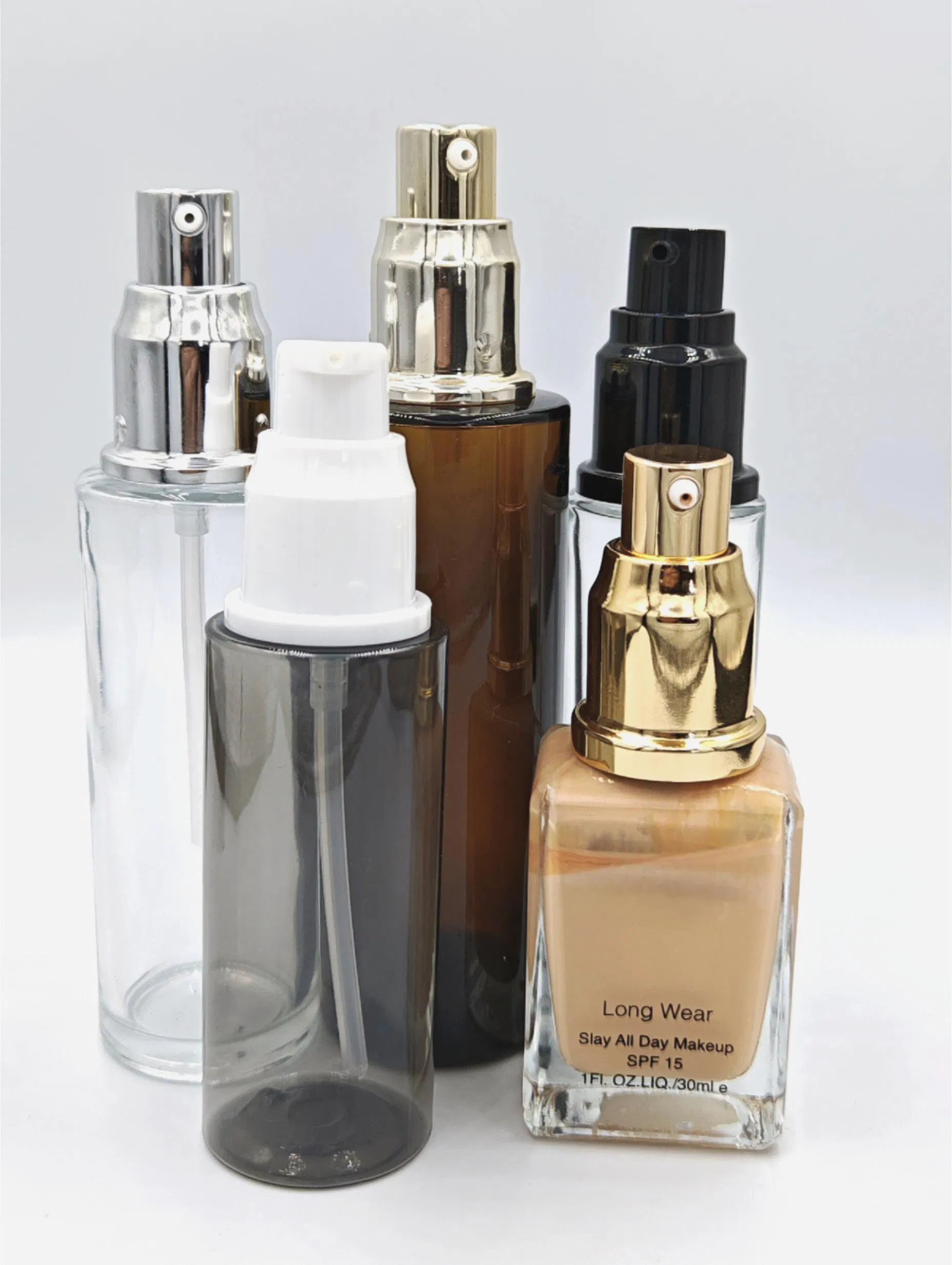 High Quality 20/410 White/Black/Silver/Pink Color Skincare Pump